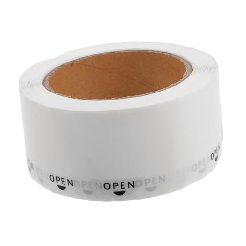 CIYODO 1 Rolle Peel Off Etiketten Selbstklebende Transparente Etiketten für Verpackungen für Sauber Ablösbar für Vielseitige Anwendungen von CIYODO