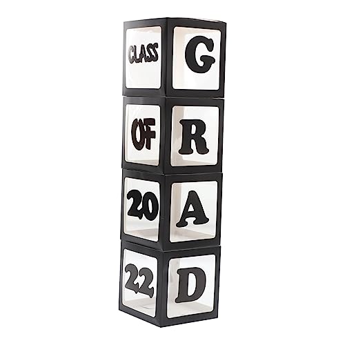 CIYODO 1 Satz Ballonboxen mit Design Graduation Dekorationsboxen für Abschlussfeier Kreative Aufbewahrung für Luftballons und Party Deko für Unvergessliche Feiern von CIYODO