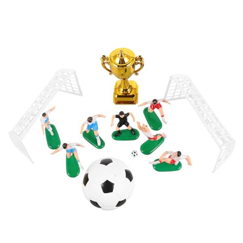 CIYODO 1 Satz Fußballspieler Figuren Goldene Trophäe zur Dekoration für Geburtstagsfeiern und Sportveranstaltungen Fußball Torten Deko für Fans CIYODO 1 Satz Fußballspieler Figuren Goldene Trophäe zur Dekoration für Geburtstagsfeiern und Sportveranstaltungen Fußball Torten Deko für Fans von CIYODO