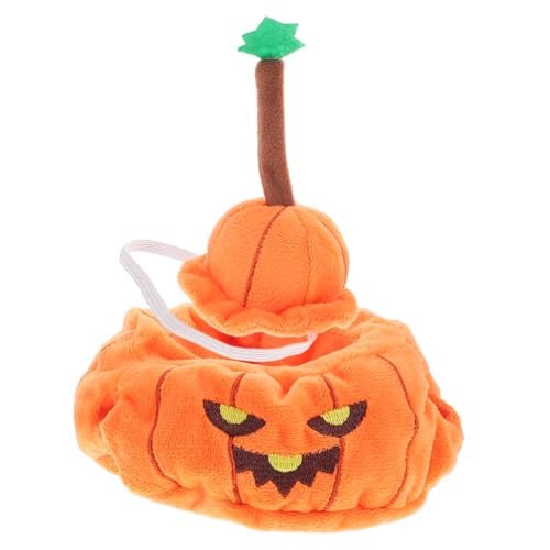 CIYODO 1 Satz Halloween Puppe Outfit Set Einfache Kürbis Kappe und Mini Kleidung für Kreative Bastelideen für Sammler und Festliche Dekorationen von CIYODO