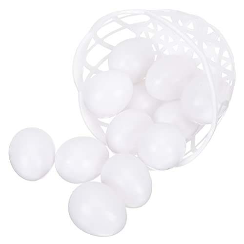 CIYODO 1 Satz Kunststoff Ostereier DIY Graffiti Eier mit Korb Bastel und Dekorationsidee für Ostern Wiederverwendbare Bruchsichere Eier für Kreative Projekte CIYODO 1 Satz Kunststoff Ostereier DIY Graffiti Eier mit Korb Bastel und Dekorationsidee für Ostern Wiederverwendbare Bruchsichere Eier für Kreative Projekte von CIYODO