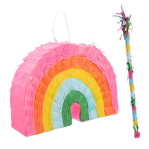 CIYODO 1 Satz Piñata Hochzeit Kuchendekoration Regenbogen Mexikanisches Partyzubehör Alles Zum Geburtstag Dekorationen Weihnachtsdekoration Spielzeuge Ornament Mexiko Papier Kind Eis von CIYODO