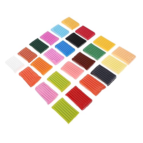 CIYODO 1 Schachtel Farben Polymer Modelliermasse DIY Knetmasse für Jugendliche Ungiftig Leicht Mischbar Aufbewahrungsbox für Kreatives Basteln und Handwerkliche Projekte von CIYODO
