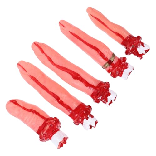 CIYODO 1 Set Künstliche Finger Halloween Partygeschirr Halloween Hexennägel Stirnband Kessel Kostümband Ballenzehen Animierte Monstermaske Pfote Künstliche Handklauen Halloween von CIYODO