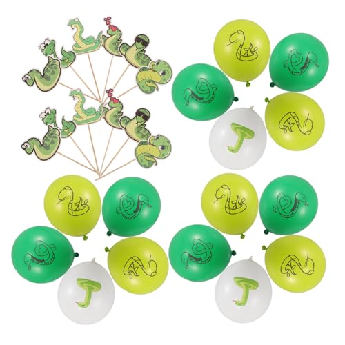 CIYODO 1 Set Schlangenballon Dekoration Tiere Partyzubehör Gastgeschenk Schlangen Partyzubehör Und Dekorationen Luftballons Für Tierpartys Feiern Tierpartys Geburtstagskuchen von CIYODO