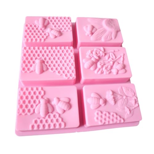 CIYODO 1 Stück Wabenform Quadratisch DIY Seifenform Kuchen Rund Backformen Formen Für Eiswürfelschale Eiswürfelschale Haushalt DIY Form Seifengussform Zufällige Farbe CIYODO 1 Stück Wabenform Quadratisch DIY Seifenform Kuchen Rund Backformen Formen Für Eiswürfelschale Eiswürfelschale Haushalt DIY Form Seifengussform Zufällige Farbe von CIYODO