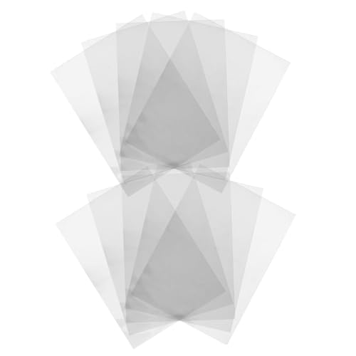 CIYODO 10 Blatt Doppelseitige Klebeblätter Hochtransparentes Stark Haftendes Klebeband Selbstklebende Vielseitige Anwendung für Oberflächen und Starke Verbindungen von CIYODO