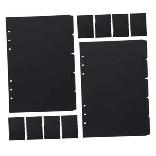 CIYODO 10 Blatt Papier Trennblätter für Ordner Papier Fächermappe mit Indexregister für Büro Schule Dokumentenorganisation von CIYODO