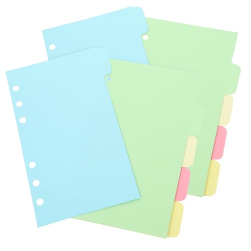 CIYODO 10 Blatt Teiliges Registerkartenset Farbige Index Einlagen aus Stabilem Papier Vielseitige Trennblätter für Ringordner Notizbücher und Lose zum Kategorisieren und Markieren CIYODO 10 Blatt Teiliges Registerkartenset Farbige Index Einlagen aus Stabilem Papier Vielseitige Trennblätter für Ringordner Notizbücher und Lose zum Kategorisieren und Markieren von CIYODO