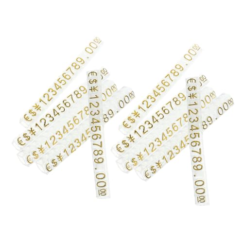 CIYODO 10 Saiten Transparenter Mittelgroßer Preisanzeiger Würfel mit Verstellbaren Zahlen für Schmuck und Einzelhandel Langlebig Flexibel Einstellbar für Ladentheke und CIYODO 10 Saiten Transparenter Mittelgroßer Preisanzeiger Würfel mit Verstellbaren Zahlen für Schmuck und Einzelhandel Langlebig Flexibel Einstellbar für Ladentheke und von CIYODO