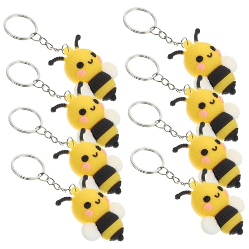 CIYODO Niedlicher Cartoon-bienen- Schlüsselanhänger Autoschlüssel Tasche Geldbörse Schlüssel Bee Themed Party Favors CIYODO Niedlicher Cartoon-bienen- Schlüsselanhänger Autoschlüssel Tasche Geldbörse Schlüssel Bee Themed Party Favors von CIYODO