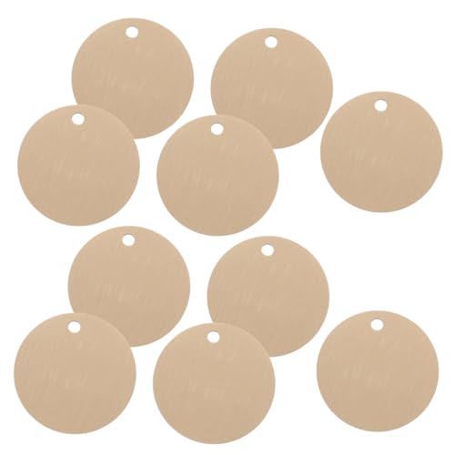 CIYODO 10 Stück Blanko Tags Runde Anhänger für Gravur und Stempel Langlebige und Vielseitige Etiketten für Industrielle und Kreative Anwendungen CIYODO 10 Stück Blanko Tags Runde Anhänger für Gravur und Stempel Langlebige und Vielseitige Etiketten für Industrielle und Kreative Anwendungen von CIYODO