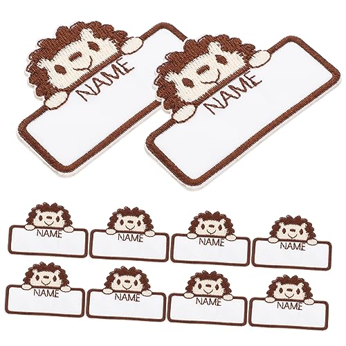 CIYODO 10 Stück Bügelbare Cartoon Tier Namensetiketten für Kleidung Schuhe Mützen Kleine Blanko Aufnäher zum Aufbügeln Selbstklebende DIY Stoffetiketten für Schule Pflege Camping Waschbar CIYODO 10 Stück Bügelbare Cartoon Tier Namensetiketten für Kleidung Schuhe Mützen Kleine Blanko Aufnäher zum Aufbügeln Selbstklebende DIY Stoffetiketten für Schule Pflege Camping Waschbar von CIYODO