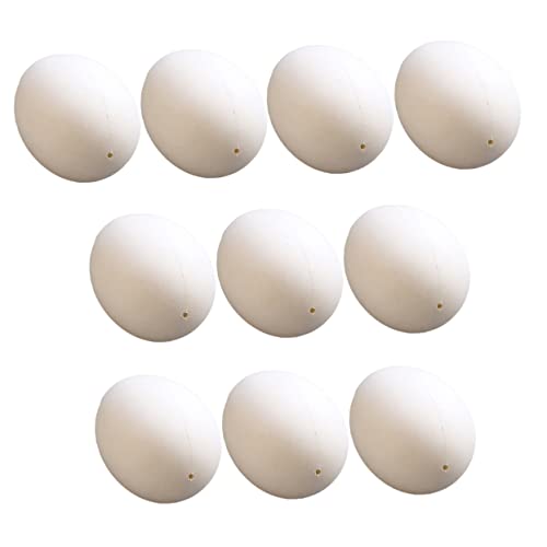 CIYODO 10 Stück Diy Ostereier zum Bemalen Weiße Eier für Kreative Bastelideen Sicher für Ostern Deko und CIYODO 10 Stück Diy Ostereier zum Bemalen Weiße Eier für Kreative Bastelideen Sicher für Ostern Deko und von CIYODO