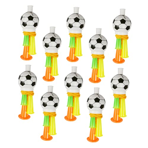 CIYODO 10 Stück Fußballhorn pfeifen Fußballspiel Trompete Stadion Hörner Sportveranstaltungen Lufthörner für Fußballveranstaltungen Fußballspiel horn Plastik CIYODO 10 Stück Fußballhorn pfeifen Fußballspiel Trompete Stadion Hörner Sportveranstaltungen Lufthörner für Fußballveranstaltungen Fußballspiel horn Plastik von CIYODO