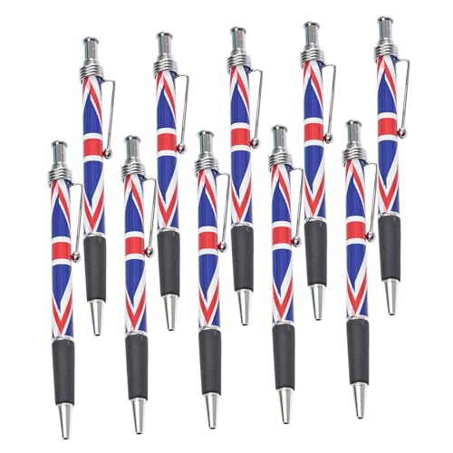 CIYODO 10 Stück Kugelschreiber mit Flagge Sprichwort Patriotische Stifte Home-Office-Stift Bürodesk -Zubehör Schreiben von Stiften Form Büroschreibstift Schreibstift für die Schule Metall CIYODO 10 Stück Kugelschreiber mit Flagge Sprichwort Patriotische Stifte Home-Office-Stift Bürodesk -Zubehör Schreiben von Stiften Form Büroschreibstift Schreibstift für die Schule Metall von CIYODO