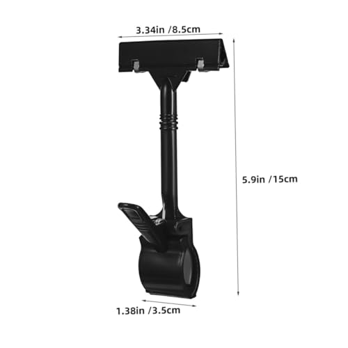 CIYODO 10 Stück Kunststoff Preisschildhalter Form Drehbar Robuster Schildclip für Supermarkt Obst Etiketten Halterung Regalclips für Sichere Warenpräsentation CIYODO 10 Stück Kunststoff Preisschildhalter Form Drehbar Robuster Schildclip für Supermarkt Obst Etiketten Halterung Regalclips für Sichere Warenpräsentation von CIYODO