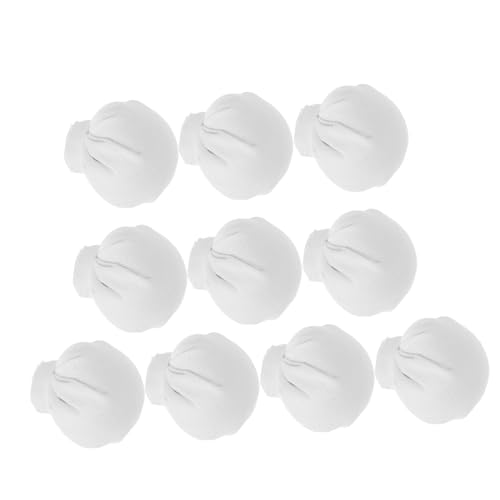 CIYODO 10 Stück Mini -Kochhut Zubehör für Puppenkostüme Miniatur-Dekorationen Hutdekorationszubehör Miniatur-Bastelzubehör Puppenhüte basteln kleine Bastelhüte Szenenzubehör Stoff Weiß CIYODO 10 Stück Mini -Kochhut Zubehör für Puppenkostüme Miniatur-Dekorationen Hutdekorationszubehör Miniatur-Bastelzubehör Puppenhüte basteln kleine Bastelhüte Szenenzubehör Stoff Weiß von CIYODO