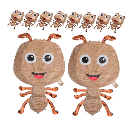 CIYODO 10 Stück Teiliges Ameisen Folienballon Kreative Insektenform Wiederverwendbar Schnelle Aufblasung Langlebige Aluminiumfolie für Kindergeburtstag Shower Dekoration CIYODO 10 Stück Teiliges Ameisen Folienballon Kreative Insektenform Wiederverwendbar Schnelle Aufblasung Langlebige Aluminiumfolie für Kindergeburtstag Shower Dekoration von CIYODO