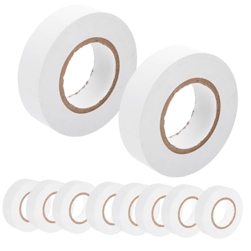 CIYODO 10 Stück Teiliges Elektrisches Isolierband PVC Klebeband mit Hitzebeständiger Feuchtigkeitsresistenter und Kältebeständiger Isolierung Extra Stark Klebend Vielseitig Einsetzbar CIYODO 10 Stück Teiliges Elektrisches Isolierband PVC Klebeband mit Hitzebeständiger Feuchtigkeitsresistenter und Kältebeständiger Isolierung Extra Stark Klebend Vielseitig Einsetzbar von CIYODO