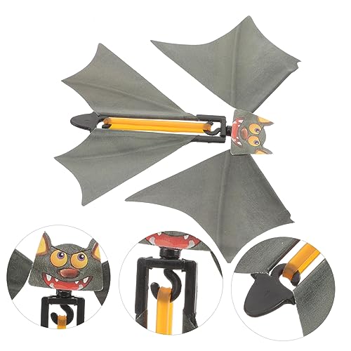 CIYODO 10 Stück Teiliges Fliegendes Fledermaus aus Kunststoff Leichtes Halloween Deko Requisit Lebensechte Magische Fledermaus für Partyspaß Einfach zu Verstauen und von CIYODO