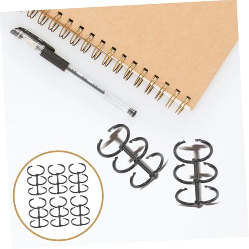 CIYODO 10 Stück Teiliges Metall ringbuchclips Binder Ringe Robuste Schwarze Notizbuch ringbuchringe Leicht und Tragbar Vielseitig für Loseblatt ordner Planer Dokumentenorganisation für CIYODO 10 Stück Teiliges Metall ringbuchclips Binder Ringe Robuste Schwarze Notizbuch ringbuchringe Leicht und Tragbar Vielseitig für Loseblatt ordner Planer Dokumentenorganisation für von CIYODO
