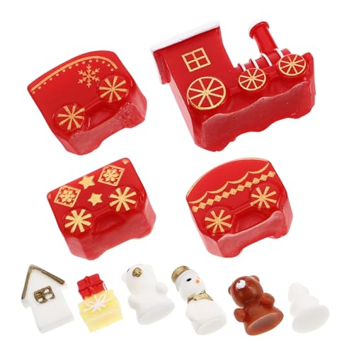 CIYODO 10 Stück Teiliges Mini Holz Zug Set für Tischdekoration DIY Schneemann Weihnachten Dekoration Vielseitige Ornamente für Festlichkeiten und Kreative Gestaltung CIYODO 10 Stück Teiliges Mini Holz Zug Set für Tischdekoration DIY Schneemann Weihnachten Dekoration Vielseitige Ornamente für Festlichkeiten und Kreative Gestaltung von CIYODO