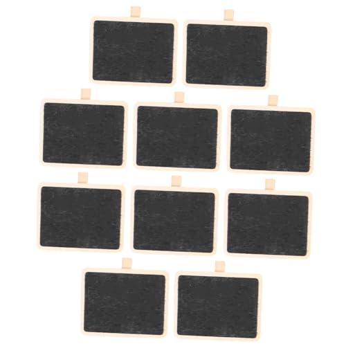 CIYODO 10 Stück Teiliges Mini Holzklammern mit Kleiner Kreidetafel Kreative Schiefertafel Clips zum Beschriften als Foto und Notizenhalter für Büro und Zuhause CIYODO 10 Stück Teiliges Mini Holzklammern mit Kleiner Kreidetafel Kreative Schiefertafel Clips zum Beschriften als Foto und Notizenhalter für Büro und Zuhause von CIYODO