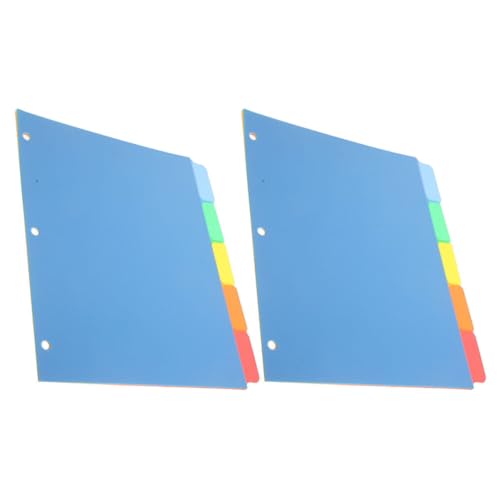CIYODO 10 Stück Teiliges Notizbuch Trennblätter Bunte Trennseiten mit Beschreibbaren Tabs für Ordner und Notizhefte Praktische Dokumentenorganisation für Zuhause und Büro CIYODO 10 Stück Teiliges Notizbuch Trennblätter Bunte Trennseiten mit Beschreibbaren Tabs für Ordner und Notizhefte Praktische Dokumentenorganisation für Zuhause und Büro von CIYODO