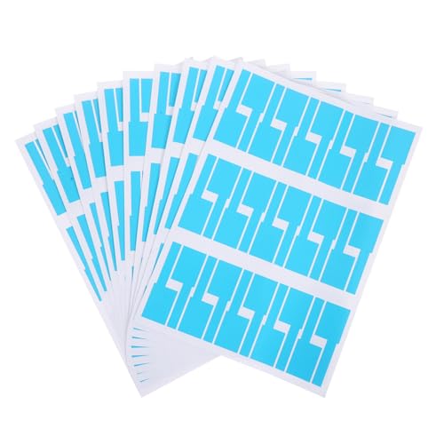 CIYODO 10 Stück Teiliges Selbstklebende Kabeletiketten Blau Reißfest Kabelbeschriftung Aufkleber für USB Audio Kabel Zuhause Büro Schule CIYODO 10 Stück Teiliges Selbstklebende Kabeletiketten Blau Reißfest Kabelbeschriftung Aufkleber für USB Audio Kabel Zuhause Büro Schule von CIYODO