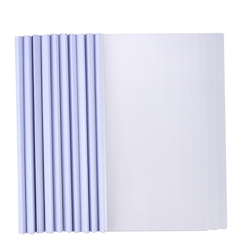 CIYODO 10 Stück Teiliges Transparente Aktenordner mit Schiebeschiene Rutschfeste Dokumentenhalterung Schlanker Organizer für Büro und Schule Flexible Papierabdeckung Weiß CIYODO 10 Stück Teiliges Transparente Aktenordner mit Schiebeschiene Rutschfeste Dokumentenhalterung Schlanker Organizer für Büro und Schule Flexible Papierabdeckung Weiß von CIYODO