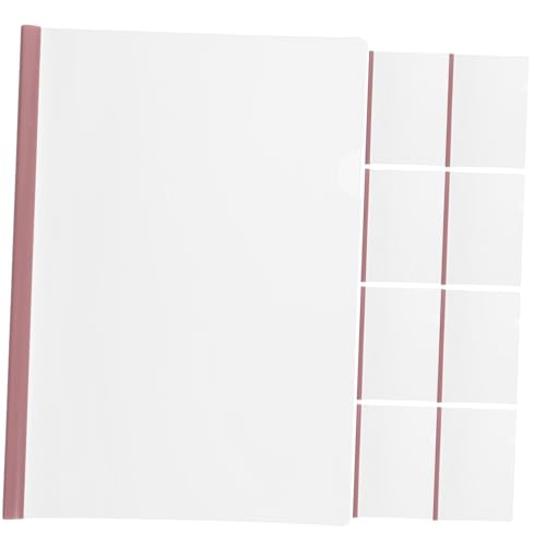 CIYODO 10 Stück Teiliges Transparente Dokumentenhüllen mit Schiebestange Vielseitige Aktenordner für Büro Schule und Studium Robuste zur Sicheren Aufbewahrung Essenzieller Unterlagen von CIYODO