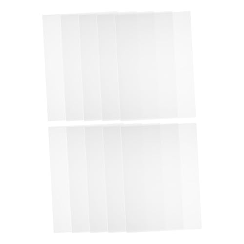 CIYODO 10 Stück Teiliges Transparente PVC Hartfolie Halbtransparente Matte Kunststoffplatte mit Strukturierter Oberfläche Langlebig Formstabil als Stencil für Transparente Rahmen CIYODO 10 Stück Teiliges Transparente PVC Hartfolie Halbtransparente Matte Kunststoffplatte mit Strukturierter Oberfläche Langlebig Formstabil als Stencil für Transparente Rahmen von CIYODO