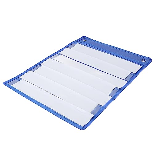 CIYODO 10 Stück Transparentes Lagiges Pet Magnetisches Hänge Organizer mit Whiteboard Wandtasche für Unterrichtsmaterial und Platzsparend für Klassenzimmer und Zuhause Whiteboards von CIYODO