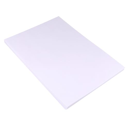 CIYODO 100 Blatt Trennpapier Doppelseitig Weiß Antihaft Isolationspapier für Handarbeit und Büro nicht Klebendes Release Paper für Basteln und Notizen von CIYODO