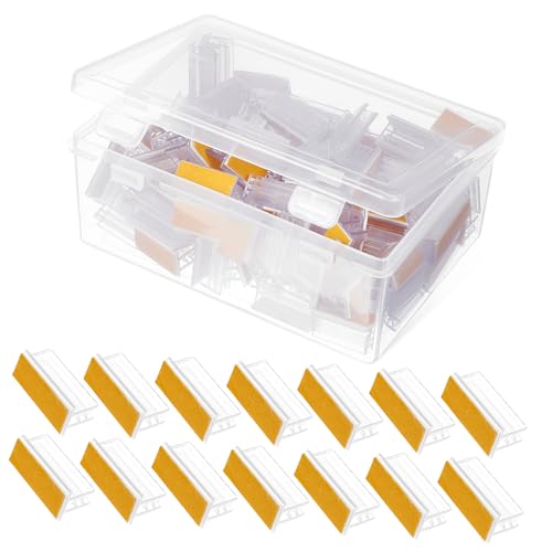 CIYODO 100 Stück Acryl Etikettenhalter Clips Transparent Langlebig Tischkartenhalter Preisschild Ständer für Restaurant Karten Ticket Halter Desktop Schilderhalter CIYODO 100 Stück Acryl Etikettenhalter Clips Transparent Langlebig Tischkartenhalter Preisschild Ständer für Restaurant Karten Ticket Halter Desktop Schilderhalter von CIYODO