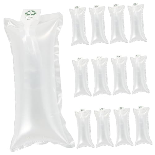 CIYODO 100 Stück Aufblasbare Luftsäulen Polsterkissen Leichte Versandverpackungskissen Vielseitige Schutzpolster für Kartons Koffer und Elektronik als Verpackungskissen und Füllmaterial CIYODO 100 Stück Aufblasbare Luftsäulen Polsterkissen Leichte Versandverpackungskissen Vielseitige Schutzpolster für Kartons Koffer und Elektronik als Verpackungskissen und Füllmaterial von CIYODO