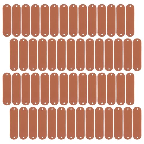 CIYODO 100 Stück Blanko Leder Etiketten mit Löchern Synthetische Lederlabels für Kleidung DIY Handmade Labels zum Annähen an Kleidung Taschen Hüte Strickwaren CIYODO 100 Stück Blanko Leder Etiketten mit Löchern Synthetische Lederlabels für Kleidung DIY Handmade Labels zum Annähen an Kleidung Taschen Hüte Strickwaren von CIYODO
