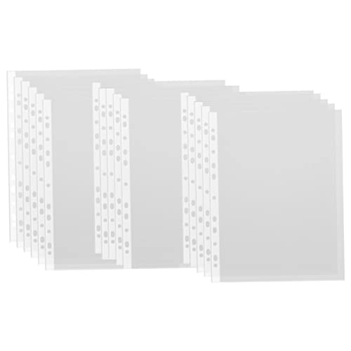 CIYODO 100 Stück Dokumententaschen Transparent Wasserdichte Dateiordner Beutel für Sichere Aufbewahrung von Dokumenten und Karten für Bürobedarf CIYODO 100 Stück Dokumententaschen Transparent Wasserdichte Dateiordner Beutel für Sichere Aufbewahrung von Dokumenten und Karten für Bürobedarf von CIYODO