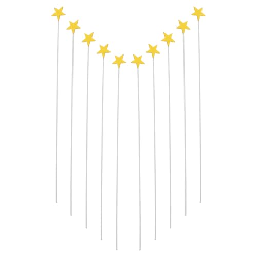 CIYODO 100 Stück Goldene Stern Cupcake Topper Wiederverwendbare Tortendeko für Geburtstagsfeiern Hochzeiten und Shower Elegante Präsentation für Kuchen und Desserts CIYODO 100 Stück Goldene Stern Cupcake Topper Wiederverwendbare Tortendeko für Geburtstagsfeiern Hochzeiten und Shower Elegante Präsentation für Kuchen und Desserts von CIYODO