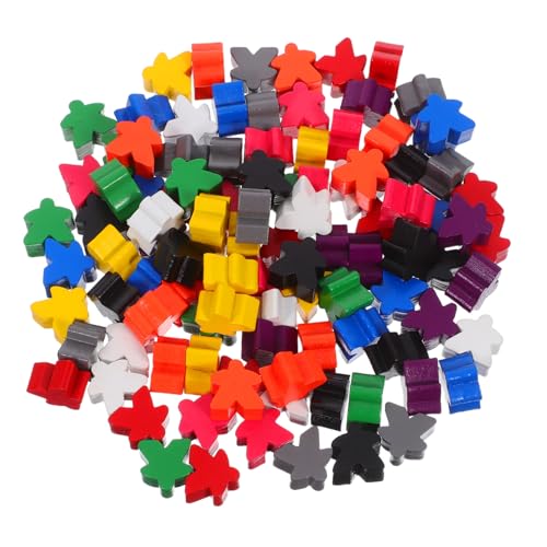 CIYODO 100 Stück Klassenzimmer Holzplättchen Spielplättchen Zum Sortieren Familienbrett Zubehör Sortierspielplättchen Holzspielfiguren Ersatz Holzfiguren Familienspiel Meeples Kleine CIYODO 100 Stück Klassenzimmer Holzplättchen Spielplättchen Zum Sortieren Familienbrett Zubehör Sortierspielplättchen Holzspielfiguren Ersatz Holzfiguren Familienspiel Meeples Kleine von CIYODO
