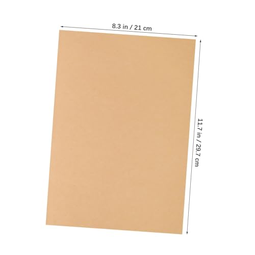 CIYODO 100 Stück Kraftpapier Braune Kartonpapier für Diy Einladungen Bastelarbeiten und Scrapbooking Stabil und Vielseitig Einsetzbar CIYODO 100 Stück Kraftpapier Braune Kartonpapier für Diy Einladungen Bastelarbeiten und Scrapbooking Stabil und Vielseitig Einsetzbar von CIYODO