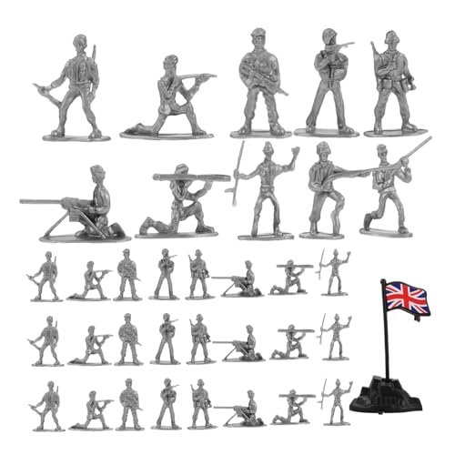 CIYODO 100 Stück Mini Soldaten Figuren Realistische Menschen Modelle für Rollenspiele und Tischdekoration und Szenen CIYODO 100 Stück Mini Soldaten Figuren Realistische Menschen Modelle für Rollenspiele und Tischdekoration und Szenen von CIYODO