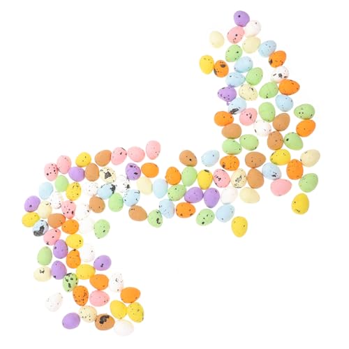 CIYODO 100 Stück Teiliges Bunte Deko Eier aus Schaumstoff Miniatur Spotted Eggs Leichte Simulation für Osterdekoration Diy Basteln für Schränke Hotels Einkaufszentren CIYODO 100 Stück Teiliges Bunte Deko Eier aus Schaumstoff Miniatur Spotted Eggs Leichte Simulation für Osterdekoration Diy Basteln für Schränke Hotels Einkaufszentren von CIYODO