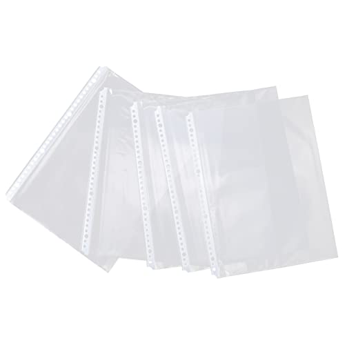 CIYODO 100 Stück Transparente Dokumententaschen Binder Einlagen Praktische Schutzfolie für Lose Reißfeste Sammelmappen Vielseitig für Büro und Schule Robuste Aufbewahrung CIYODO 100 Stück Transparente Dokumententaschen Binder Einlagen Praktische Schutzfolie für Lose Reißfeste Sammelmappen Vielseitig für Büro und Schule Robuste Aufbewahrung von CIYODO