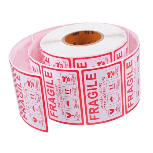CIYODO 1000 Pcs Fragile Versandetiketten Handhaben Pflegeaufkleber Für Kleine Geschäftliche Warnschilder Für Das Verpacken Von Boxen Verpackung Fragiles Band CIYODO 1000 Pcs Fragile Versandetiketten Handhaben Pflegeaufkleber Für Kleine Geschäftliche Warnschilder Für Das Verpacken Von Boxen Verpackung Fragiles Band von CIYODO