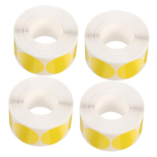 CIYODO 1000 Stück Gelbe Runde Farbcodierung Aufkleber Selbstklebend Schreibbar Vielseitige Blanko Punktetiketten Für Klassenzimmer Dekoration Inventar Organisation Und Geschenkverpackung CIYODO 1000 Stück Gelbe Runde Farbcodierung Aufkleber Selbstklebend Schreibbar Vielseitige Blanko Punktetiketten Für Klassenzimmer Dekoration Inventar Organisation Und Geschenkverpackung von CIYODO
