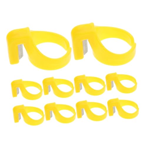 CIYODO 10Stücke Ballon Schneidwerkzeug Ergonomischer Finger Cutter für Präzises von Luftballons bei Partys und Feiern aus Langlebigem Kunststoff für Erwachsene CIYODO 10Stücke Ballon Schneidwerkzeug Ergonomischer Finger Cutter für Präzises von Luftballons bei Partys und Feiern aus Langlebigem Kunststoff für Erwachsene von CIYODO