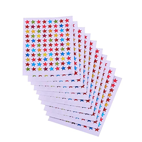 CIYODO 10Stücke Stern Aufkleber Etiketten Bunten Farben Belohnungsaufkleber Für Selbstklebende Sticker Für Belohnungssysteme Und Kreative Projekte CIYODO 10Stücke Stern Aufkleber Etiketten Bunten Farben Belohnungsaufkleber Für Selbstklebende Sticker Für Belohnungssysteme Und Kreative Projekte von CIYODO