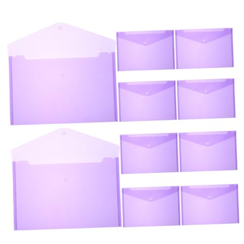 CIYODO 12 Stück Teiliges Dokumentenmappe Transparente PP Umschläge mit Praktischem Druckknopf Reißfest und Wasserabweisend für Büro Schule und Zuhause zur Sicheren Dokumentenaufbewahrung CIYODO 12 Stück Teiliges Dokumentenmappe Transparente PP Umschläge mit Praktischem Druckknopf Reißfest und Wasserabweisend für Büro Schule und Zuhause zur Sicheren Dokumentenaufbewahrung von CIYODO